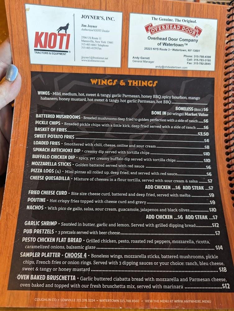 Spookhill Bar And Grill Menu image 3